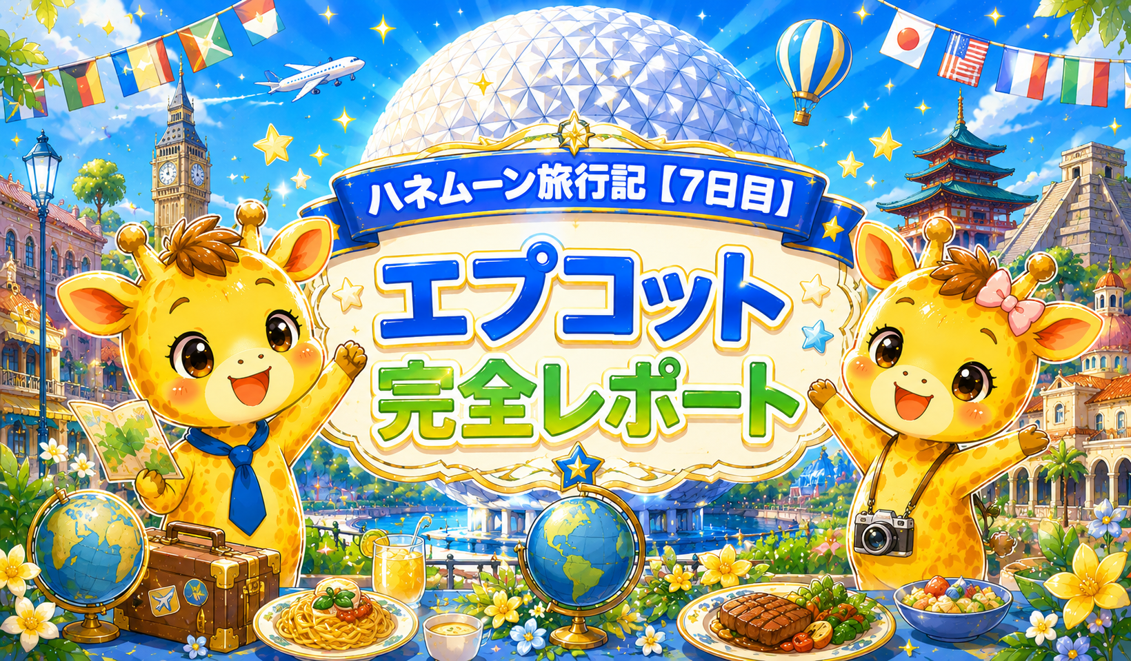 WDWハネムーン旅行記【7日目】エプコット完全レポート