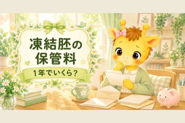 凍結胚の保管料は1年で約4万円｜妊娠したあとも続く、自費のお金【30歳・体外受精】