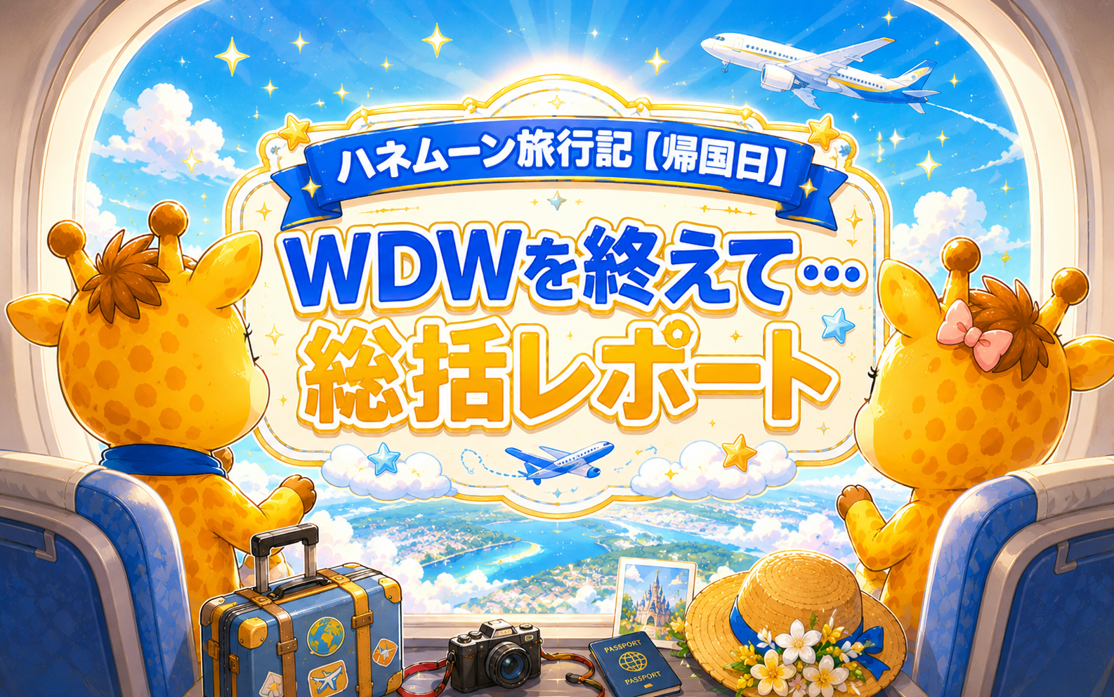 WDWハネムーン旅行記【帰国日】ミアーズコネクト・オーランド空港・デトロイト経由で羽田へ