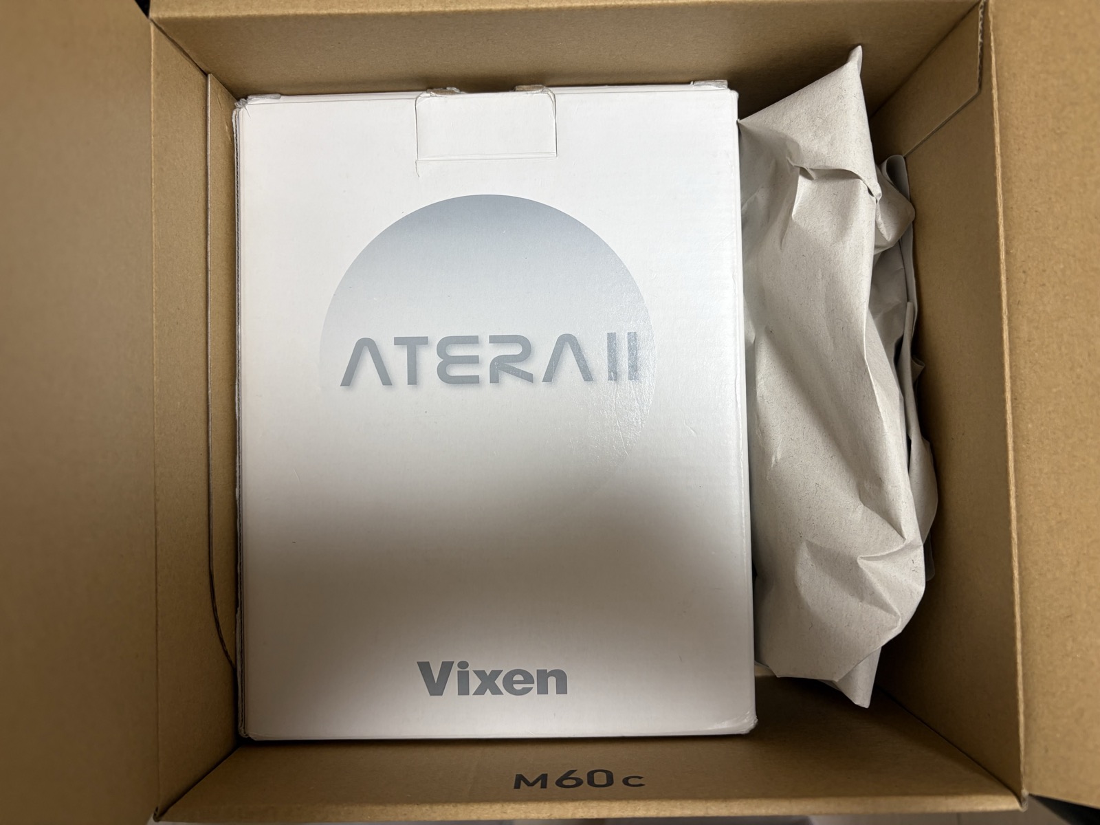 ビクセン ATERA Ⅱ の箱（開封）