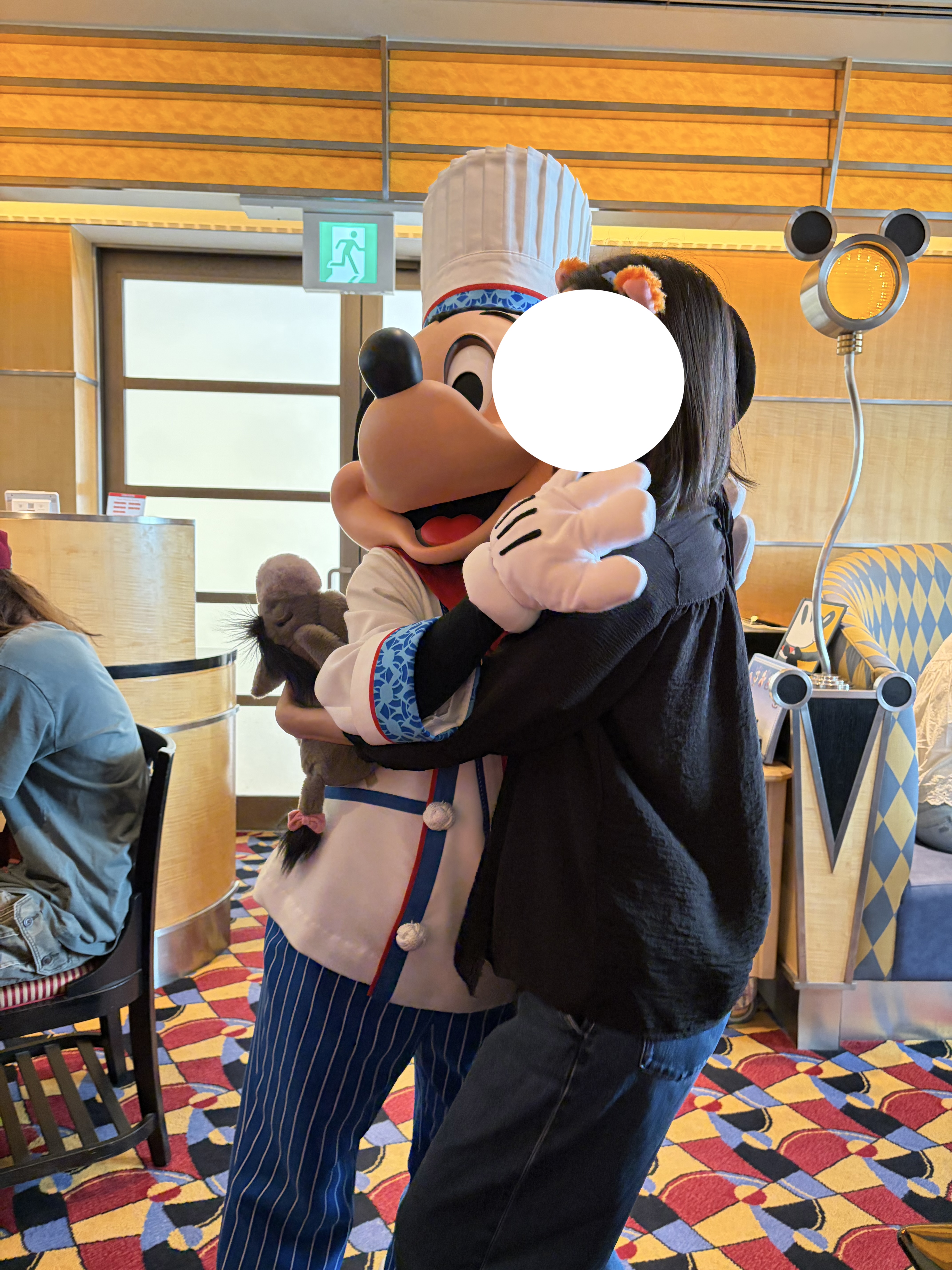 シェフミッキーとのグリーティング