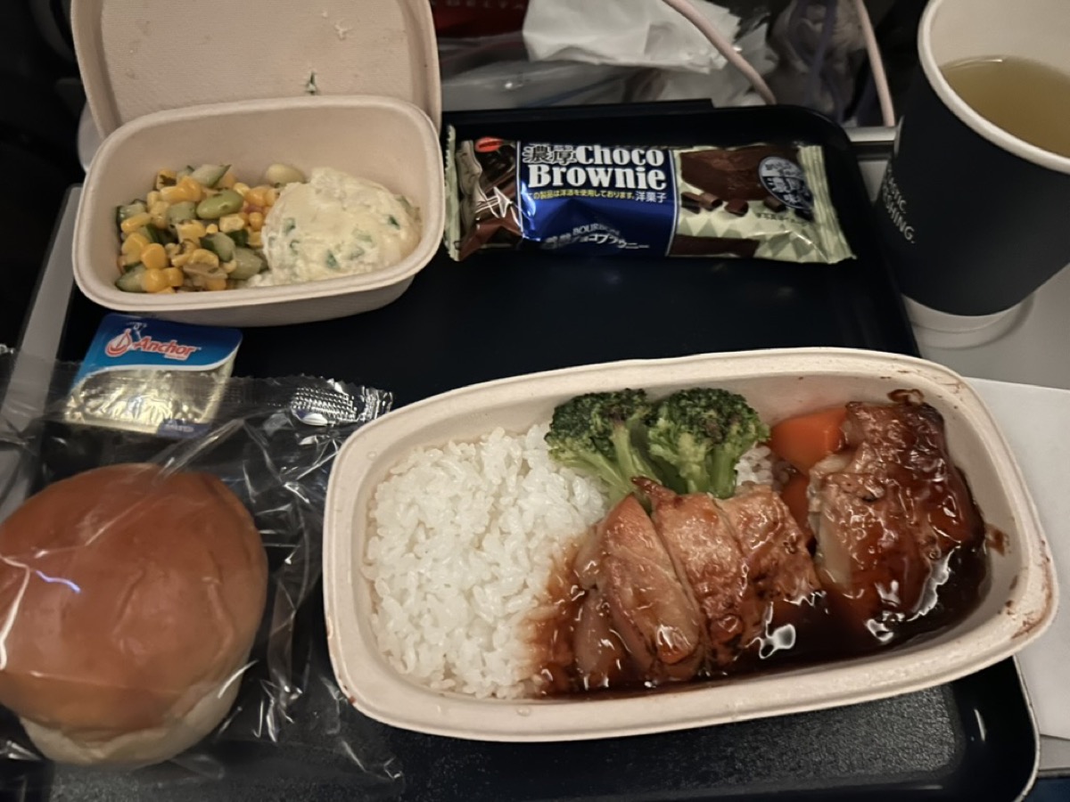 機内食 夕食