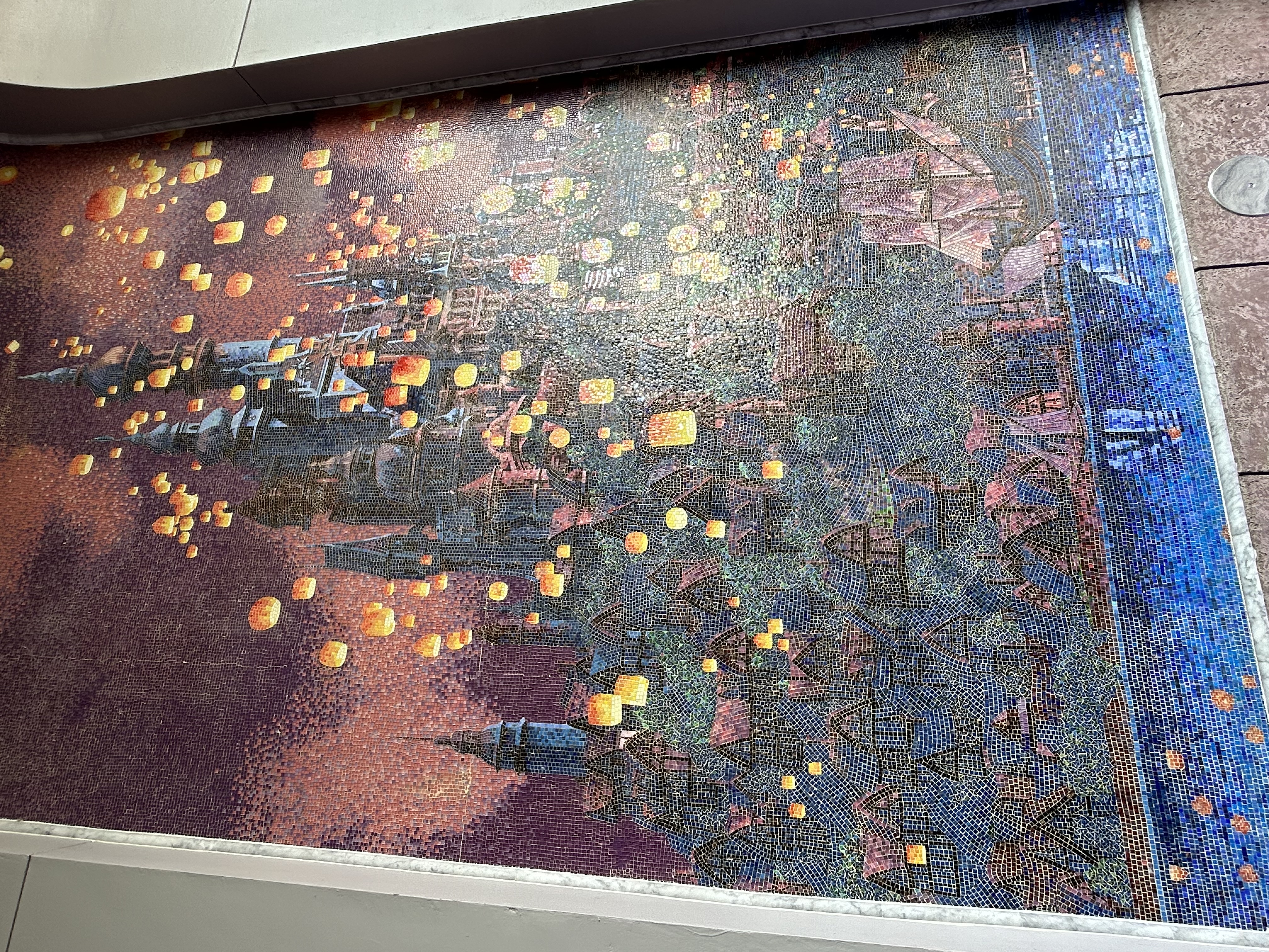 ラプンツェルの壁画