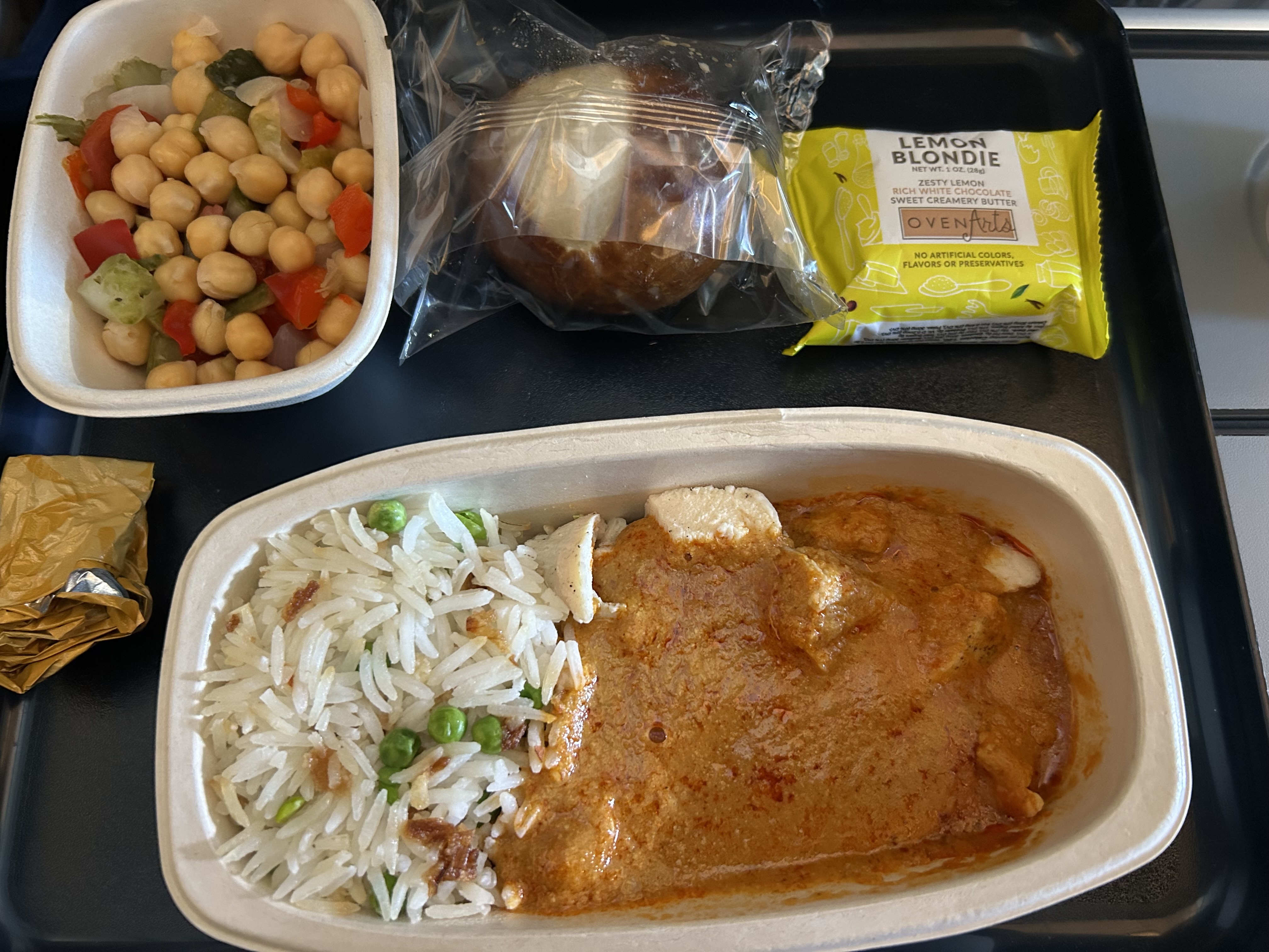 機内食 チキンカレー